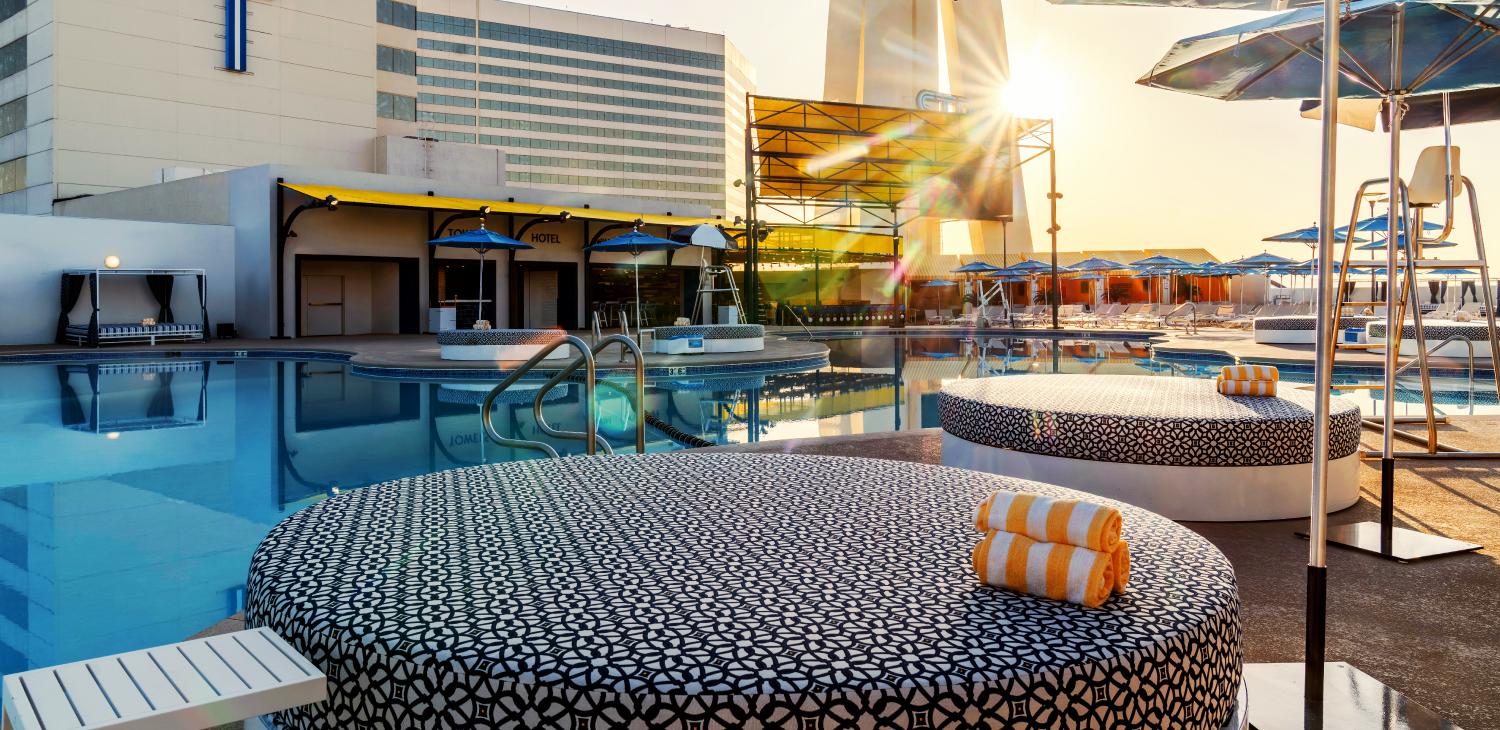View of pool